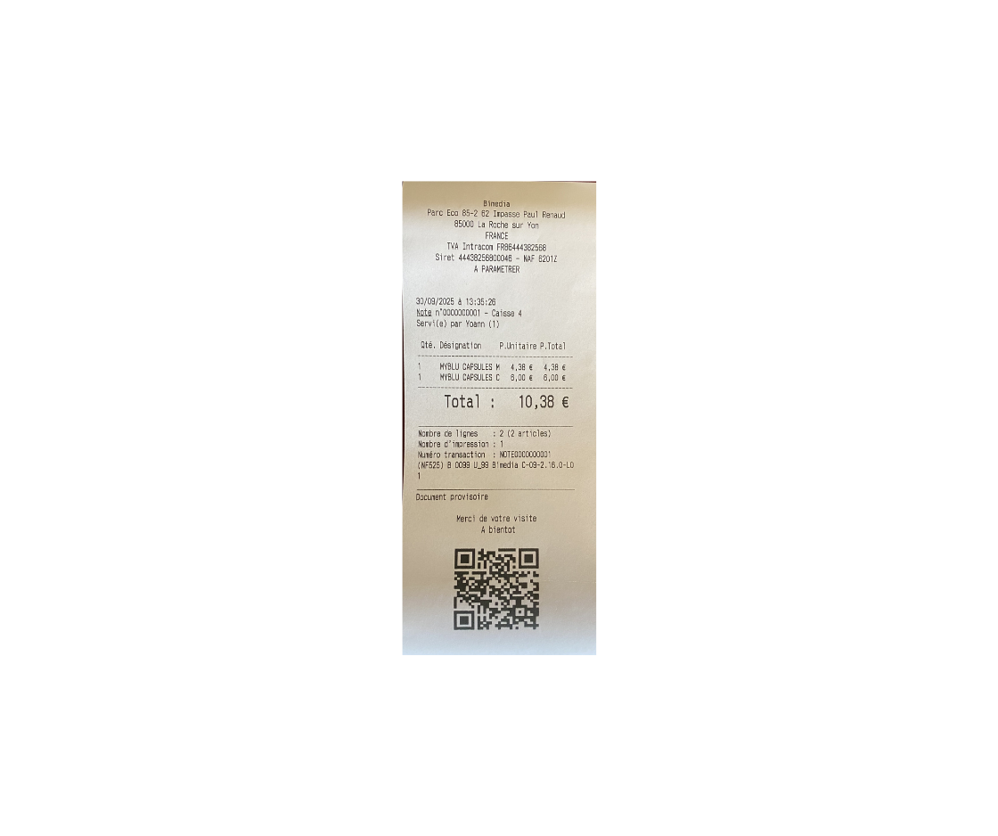 Découvrez les nouveautés du logiciel de caisse Bimedia : transfert du ticket et QR code sur les notes
