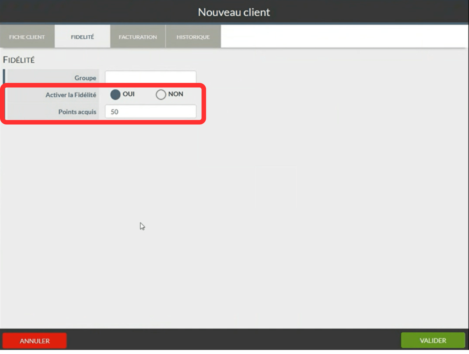 Attribuez des points de fidélité dès la création du compte client