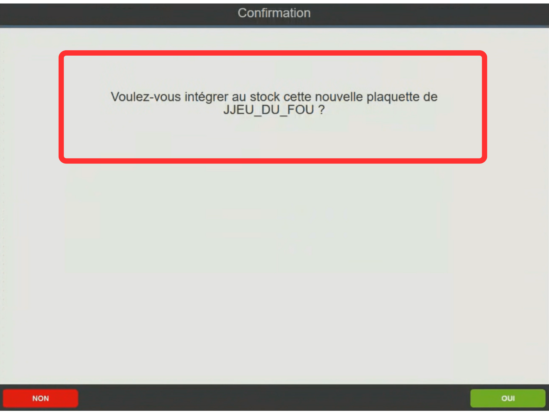 Intégrez directement à vos stocks une plaquette de jeux FDJ que vous venez de recevoir simplement en la scannant grâce à votre logiciel Bimedia !