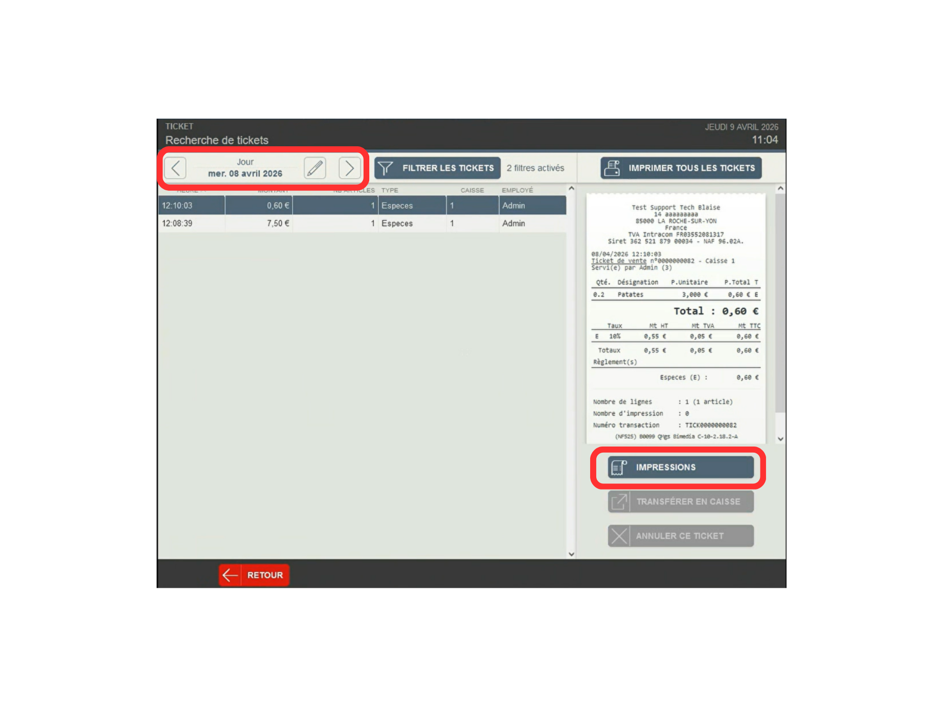 Un client vous demande une facture pour un achat effectuer quelques jours auparavant ? Découvrez comment retrouver un ancien ticket et éditer la facture depuis votre caisse Bimedia.