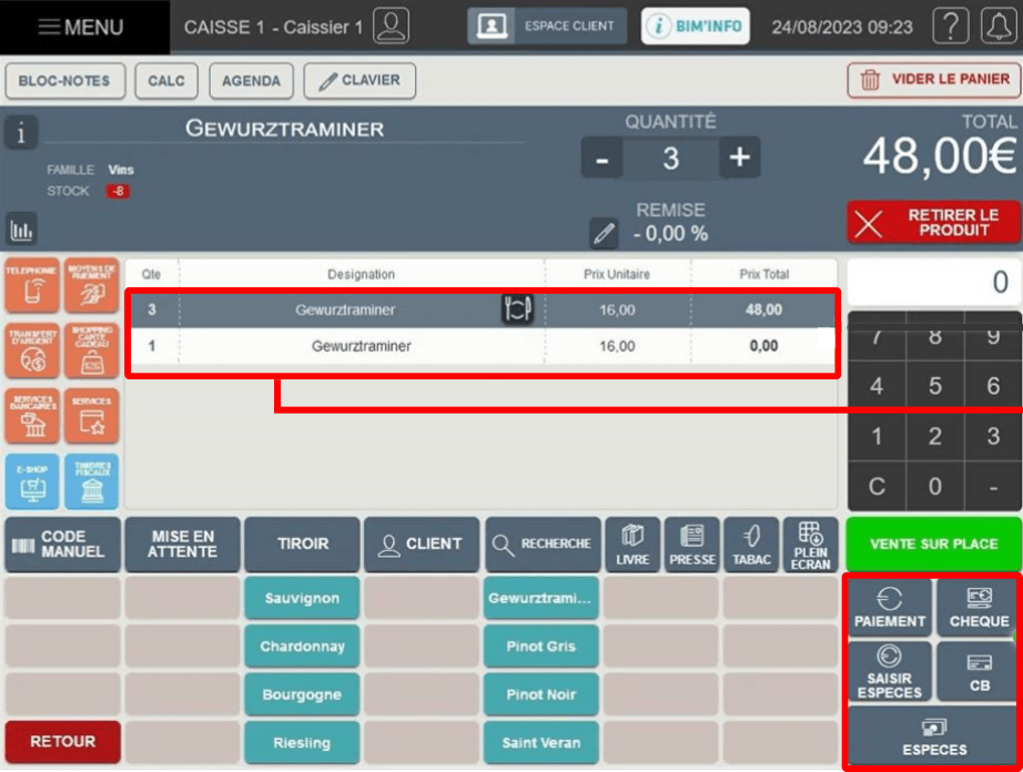Quantité remisée pour la gestion de formules promotionnelles dans le mode quantité remisée dans son logiciel de caisse
