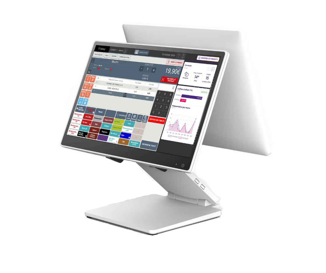 Encaissement sur le logiciel de caisse Bimedia