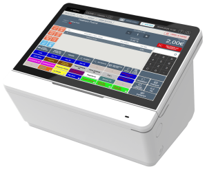 B Compact, la caisse tout-en-un pour les petits espaces disponible pour le logiciel de caisse Bimedia