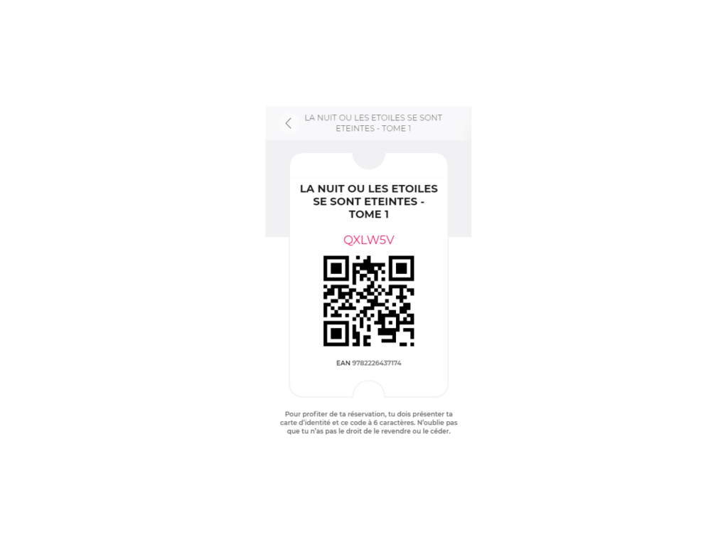 Scannez le QR code de votre client pour encaisser l'achat avec Pass Culture